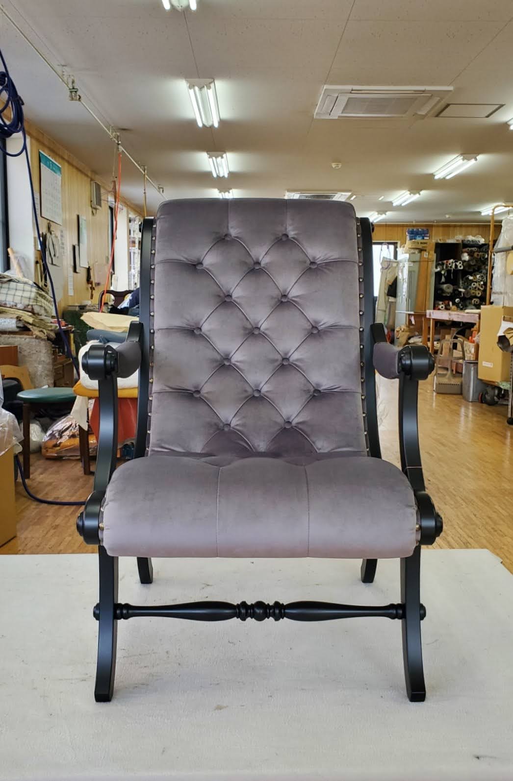 ダニエル家具 ソファシリーズ ブーツソファ 別注ブラックカラー